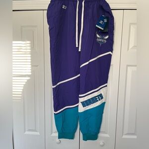 Hornets windbreaker Starter official warmup pants
